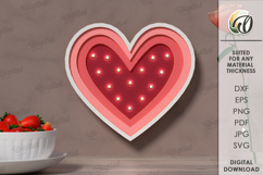 Valentine&#039;s Day Led Nightlights Bundle Laser Cut Product Image 4