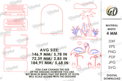 Valentine&#039;s Day Led Stands Bundle Laser Cut. Night Lamp SVG Product Image 4