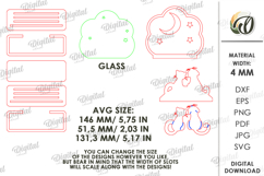 Valentine's Day Led Stand Laser Cut. Night Lamp SVG Product Image 2