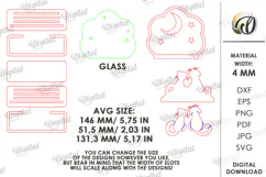 Valentine's Day Led Stand Laser Cut. Night Lamp SVG Product Image 2