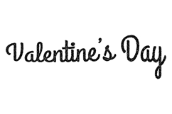 Valentine's day lettering typography art grunge concept Product Image 1