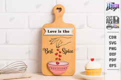 Valentine’s Day Mini Cutting Board Laser Cut|Love Signs SVG Product Image 1