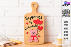 Valentine’s Day Mini Cutting Board Laser Cut|Love Signs SVG Product Image 1