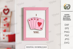 Valentine's Day Mini Wall Decor Laser Cut. Wall Decor SVG Product Image 1