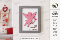 Valentine Mini Wall Decors Bundle Laser Cut. Wall Decor SVG Product Image 4