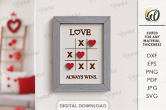 Valentine Mini Wall Decors Bundle Laser Cut. Wall Decor SVG Product Image 7