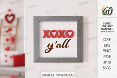 Valentine's Day Mini Wall Decor Laser Cut. Wall Decor SVG Product Image 1