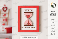 Valentine's Day Mini Wall Decor Laser Cut. Wall Decor SVG Product Image 1