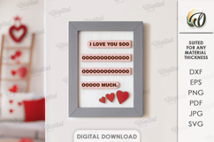 Valentine Mini Wall Decors Bundle Laser Cut. Wall Decor SVG Product Image 11