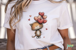 Valentine's Day Orange Cat Clipart Product Image 2