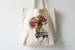 Valentine's Day Orange Cat Clipart Product Image 5