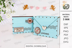 Valentine's Day Post Boxes Bundle Laser Cut. Valentine SVG Product Image 13