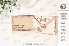 Valentine's Day Post Boxes Bundle Laser Cut. Valentine SVG Product Image 4