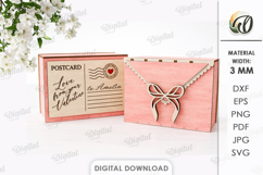 Valentine's Day Post Boxes Bundle Laser Cut. Valentine SVG Product Image 9