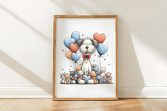 Valentine’s Day Pup with Playful Cats Product Image 3