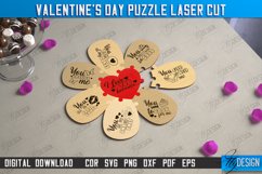 Valentine&#039;s Day Puzzle Laser Cut Bundle, Valentine&#039;s Gifts Product Image 2