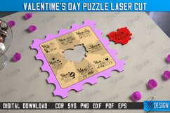 Valentine&#039;s Day Puzzle Laser Cut Bundle, Valentine&#039;s Gifts Product Image 11