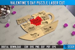 Valentine&#039;s Day Puzzle Laser Cut Bundle, Valentine&#039;s Gifts Product Image 3