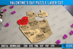 Valentine&#039;s Day Puzzle Laser Cut Bundle, Valentine&#039;s Gifts Product Image 10