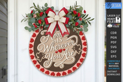 Valentine's Day Round Signs Laser Cut Bundle | Romantic SVG Product Image 9