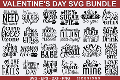 Valentine's Day SVG Bundle -Valentine SVG For T-shirt Desig Product Image 1