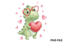 Valentine&#039;s Day T-Rex Png Product Image 1