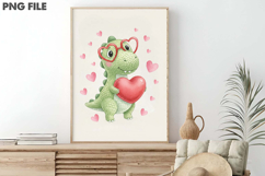Valentine&#039;s Day T-Rex Png Product Image 3