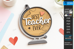 Valentine’s Teacher Gift Laser Cut Bundle|Teacher’s Day SVG Product Image 5