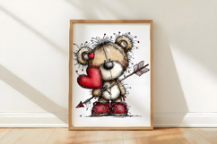 Valentine&#039;s day Teddy Bear Png Product Image 3