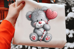 Valentine's Day Teddy Bear Clipart Product Image 2