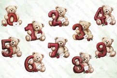 Valentine&#039;s Day Teddy Bear Letter Alphabet Product Image 2