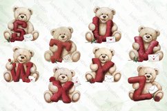 Valentine&#039;s Day Teddy Bear Letter Alphabet Product Image 3