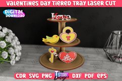 Valentines Day Tiered Tray SVG Laser Cut Bundle | Home Decor Product Image 6
