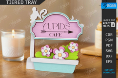 Valentine&#039;s Day Tiered Tray Laser Cut|Romantic Sign|Love SVG Product Image 1