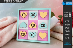 Valentine&#039;s Day Tiered Tray Laser Cut|Round Stand with Signs Product Image 12