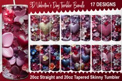 Valentine's Day Tumbler Bundle -Valentine's Day Tumbler Wrap Product Image 1