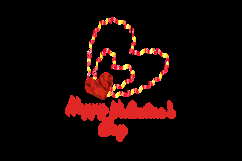 Valentine's day typography lettering text graphic Product Image 2