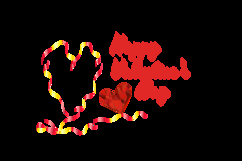 Valentine's day typography lettering text vector Product Image 2