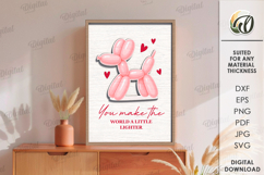 Valentine&#039;s Day Wall Decor Laser Cut. Wall Decor SVG Product Image 1