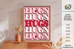 Valentine&#039;s Day Wall Decors Bundle Laser Cut. Wall Decor SVG Product Image 10