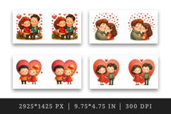 Valentine's Day mug wrap printable sublimation design Product Image 2