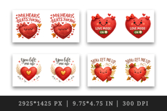 Valentine's Day mug wrap printable sublimation design Product Image 2