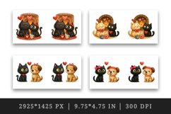 Valentine's Day mug wrap printable sublimation design Product Image 2