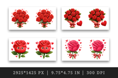 Valentine's Day mug wrap printable sublimation design Product Image 2