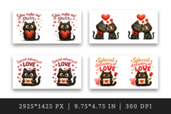 Valentine's Day mug wrap printable sublimation design Product Image 2