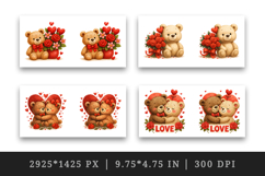 Valentine's Day mug wrap printable sublimation design Product Image 2