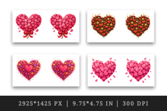 Valentine's Day mug wrap printable sublimation design Product Image 2