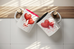 Valentine's Day mug wrap printable sublimation design Product Image 3