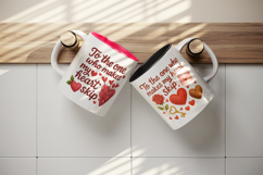 Valentine's Day mug wrap printable sublimation design Product Image 3