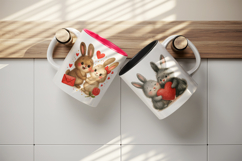 Valentine's Day mug wrap printable sublimation design Product Image 3